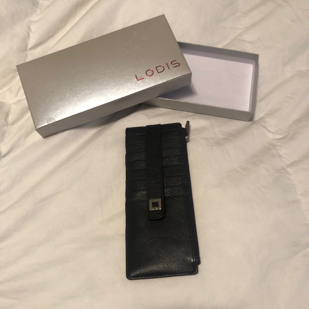 Lodis Black Card Holder
